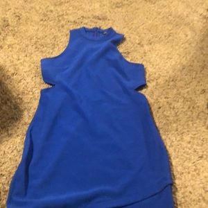 Blue cocktail dress